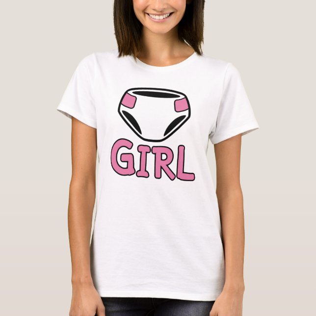 DIAPER GIRL T-Shirt (Vorderseite)