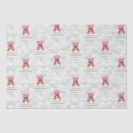 Diaper King Teddy Bär Custom Happy Geburtname Seidenpapier