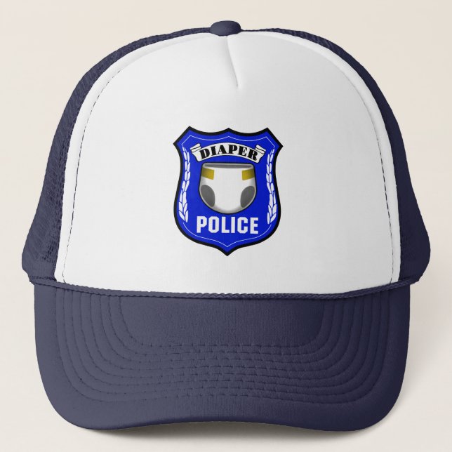 DIAPER POLICE TRUCKERKAPPE (Vorderseite)