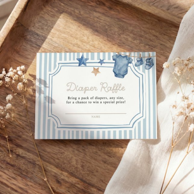 Diaper Raffle Card Blue Jean Begleitkarte (Von Creator hochgeladen)