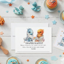 Diaper Raffle Dragon Phoenix Twins Kinderdusche