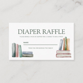 Diaper Raffle Enclosure Card Begleitkarte