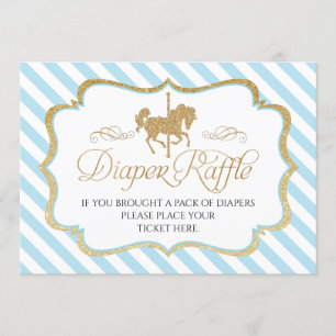 Diaper Raffle Sign Einladung