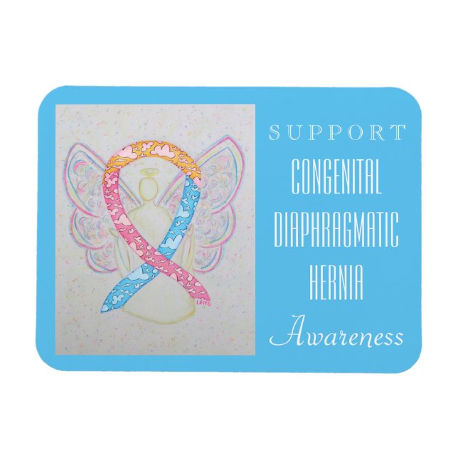 Diaphragme congénital Hernia Ribbon Magnet (Horizontal)