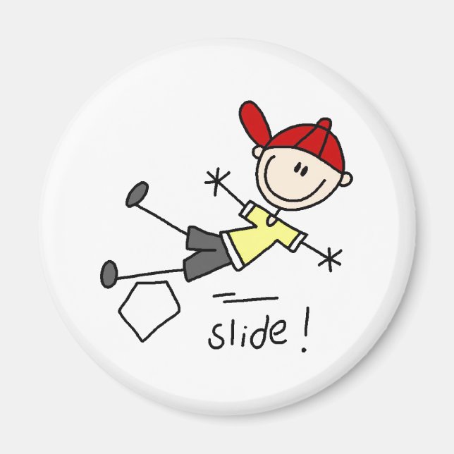 Diapositive De Baseball Vers Le Magnet De Base (Devant)