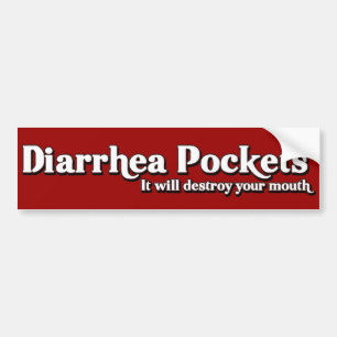 Diarrhoe Taschen Mr. Funny Parody Autoaufkleber