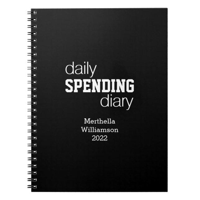 DIARY-Journal "Custom DAILY" Notizblock (Vorderseite)