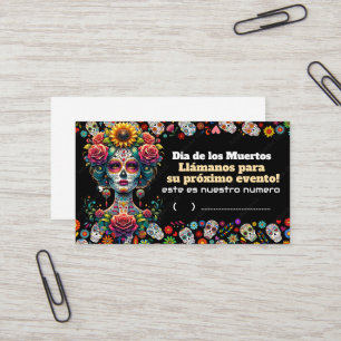 Dias de los muertos visitenkarte