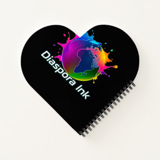 Diaspora Ink Heart Journal/ Notebook Notizbuch