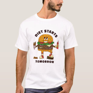 Diät beginnt morgen Fries Soda Snack T-Shirt