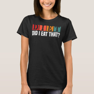 Diät habe ich diesen Grillmeister Koch Enthusiast  T-Shirt