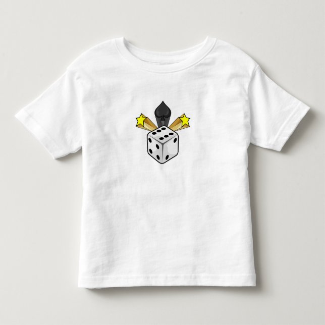Diät im Poker mit Spades & Stars Kleinkind T-shirt (Vorderseite)