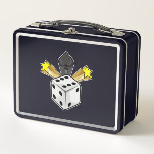Diät im Poker mit Spades & Stars Metall Brotdose