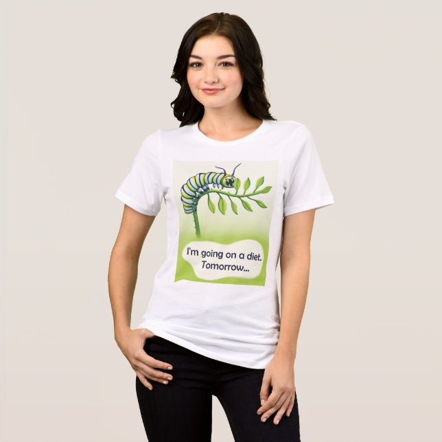 Diät machen Tri-Blend shirt (Vorderseite voll)