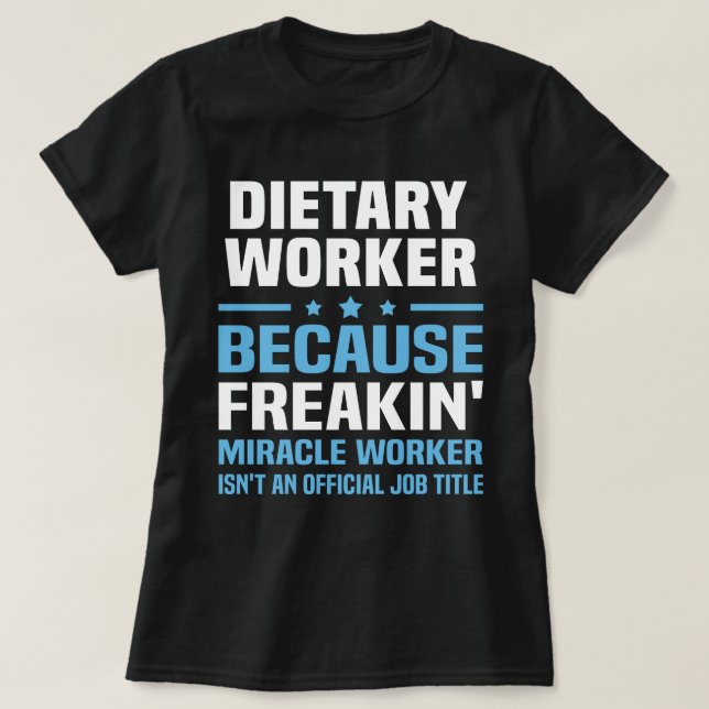 Diätarbeiter T-Shirt (Design vorne)