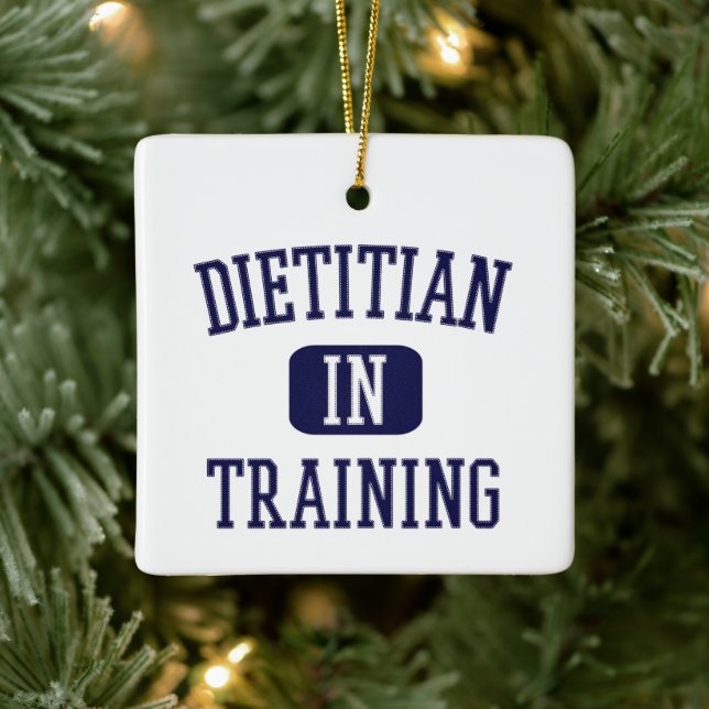 Diätin in Ausbildung | Future Dietitian Gift Keramikornament (Baum)