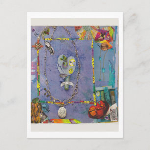 Dibble_Artworks_138_Blue_Heart_Healing Postkarte