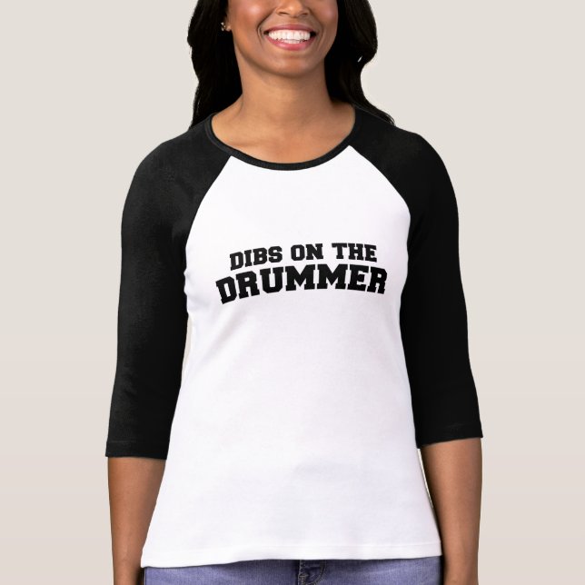 DIBS am Schlagzeuger T-Shirt (Vorderseite)