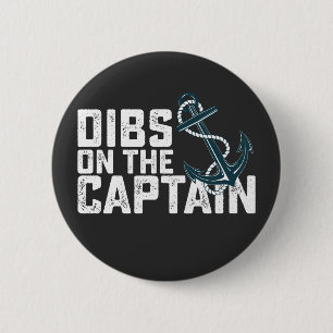 Dibs auf Captain Retro Vintag Button