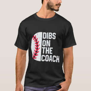 Dibs auf dem Sofa lustiges Baseball-Herz süß T-Shirt
