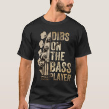 Dibs auf der Bass-Player-Gitarrenband 