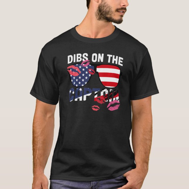 Dibs auf der Captain-Ehefrau 2 T-Shirt (Vorderseite)