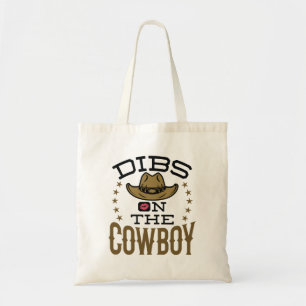 Dibs auf der Cowboy Niedliche Ehefrau Girlfriend V Tragetasche