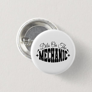 Dibs auf der Ehefrau des Mechanischen Sonnenmechan Button