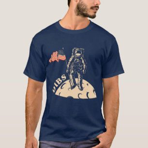 Dibs Man in Moon Mens T - Shirt