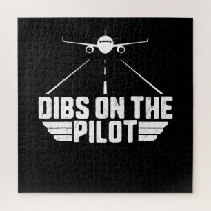 Dibs on Pilot Aviation Aircraft Flugzeug Girlfrien