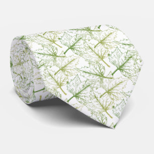 Dibujo de hojas verde degradado krawatte