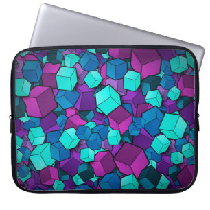 Dice Hintergrund mehrfarbig d Laptopschutzhülle