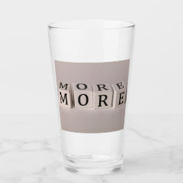 Dice 'MORE' Whiskey Tumbler - Playful & Bold