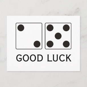 DICE-Nummern 5 und 2 + Ihre Ideen Postkarte