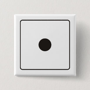 DICE-Nummern der Pips 1 + Ihr Backgr. Button