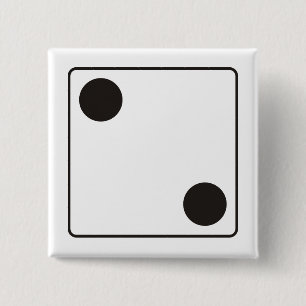DICE-Nummern der Pips 2 + Ihr Backgr. Button