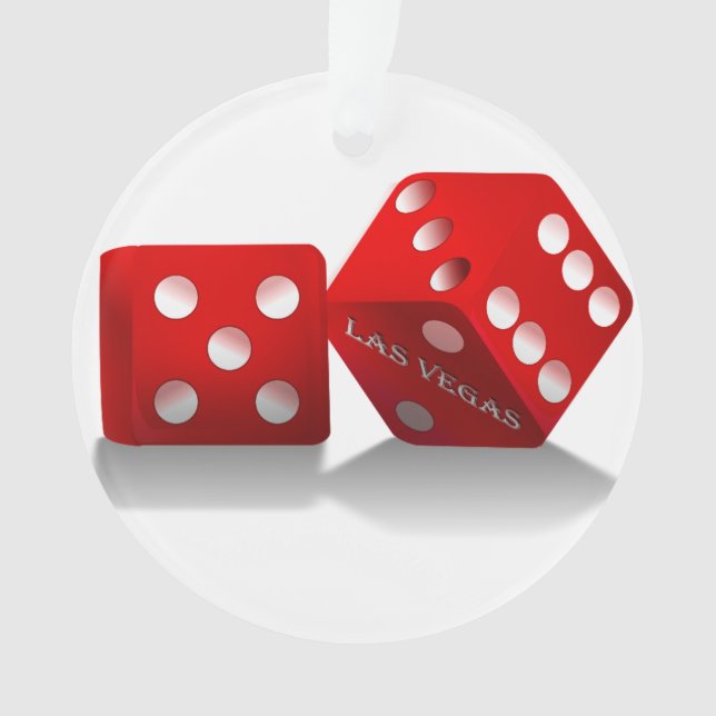Dice rouge de Las Vegas (devant)