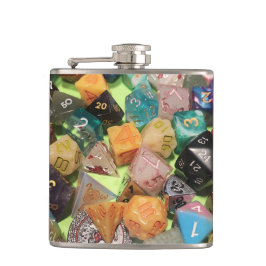 Dice Vinyl Wrapped Flask Flachmann