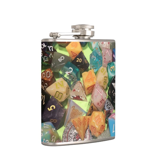 Dice Vinyl Wrapped Flask Flachmann (Rechts)