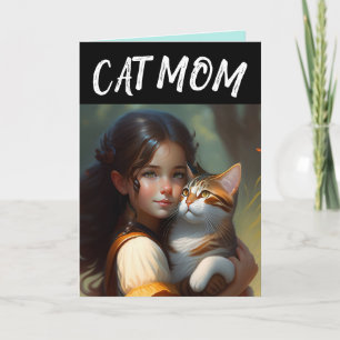 DICH ALS 'KATZENMUTTER' IM SINN HABEND (Mädchen un Karte