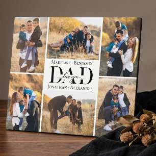Dich immer lieb, Papa einfaches Fotocollagen-Anden Fotoplatte