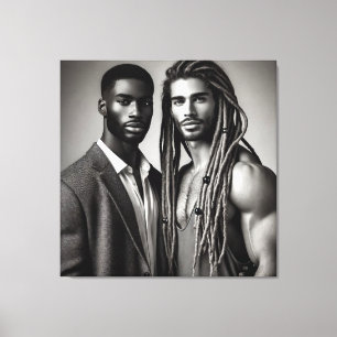 Dichotomie enthüllt leinwanddruck