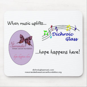Dichroikes Glas und keine Auslieferung Mousepad