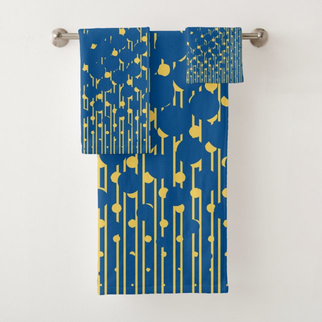 Dichte in Blau und Gelb - Handtuchstärke Set (Insitu)