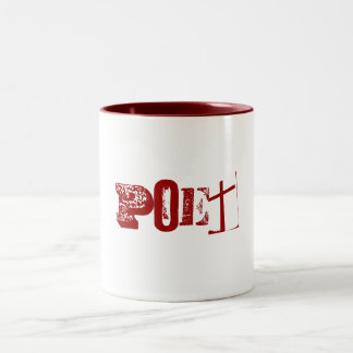 Dichter-Tasse Zweifarbige Tasse