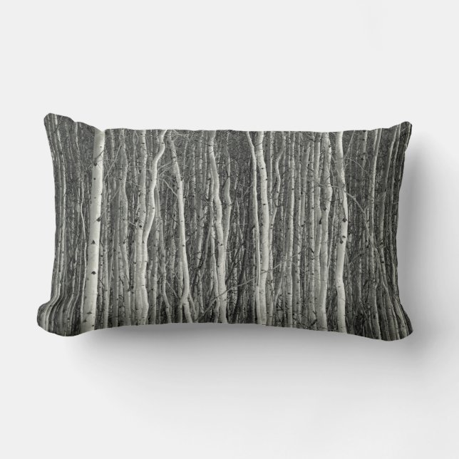 dichtes Holzkissen (Espenbaumwaldung) Lendenkissen (Vorderseite)