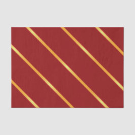 Dick Bright Gold Metallische Diagonal Streifen Seidenpapier