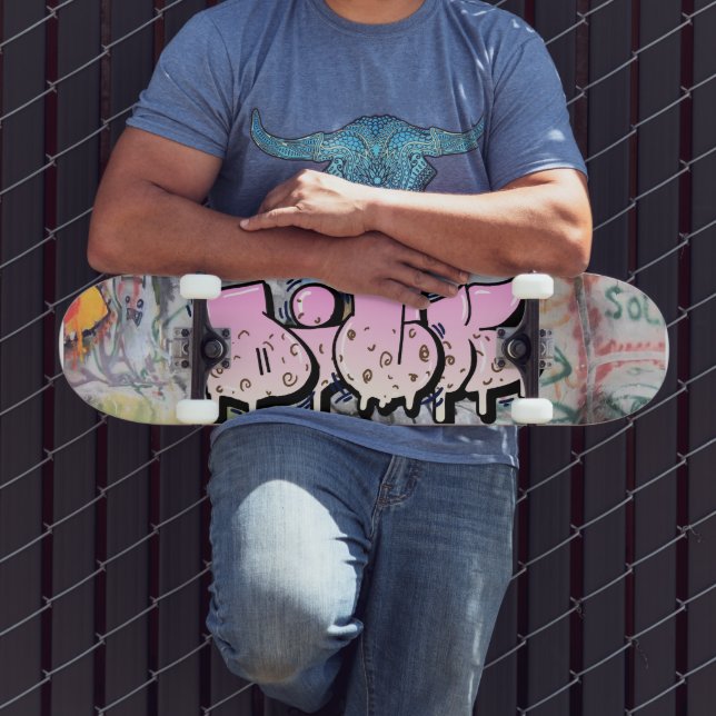 Dick Graffiti Custom Personalisiert Skateboard (Außenbereich 3)
