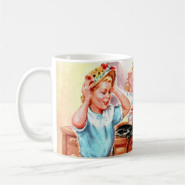Dick Jane Sally Vintag Print Tasse