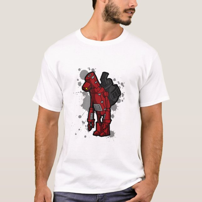 Dickbauch-Roboter T-Shirt (Vorderseite)